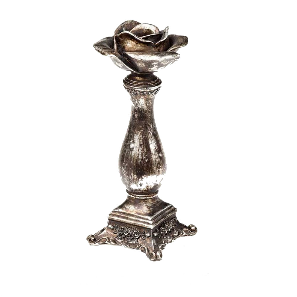 Alchemy - ROSE Bougeoir - Couleur argent